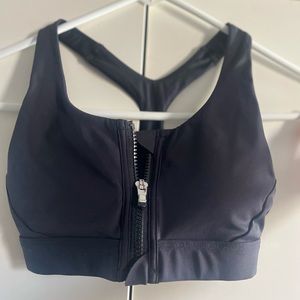 Athleta Ultimate Zip Front Bra A-C, XXS, NW